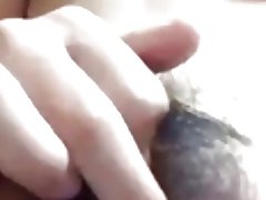 Behårede asiatisk onanere