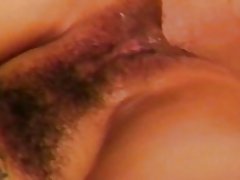 Behårede lil &amp; meka lokker hans cum