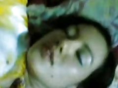 Malaysisk-busty skjorte gule beslag